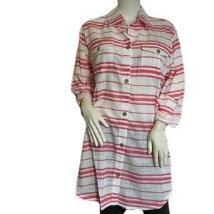 Dotti Wearabouts pink white blouson size L